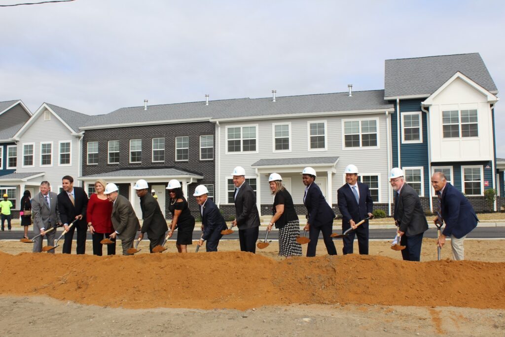 Groundbreaking at Branch Village Property