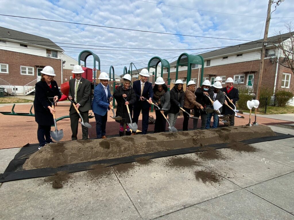 Shovel photo at ceremonial groundbreaking