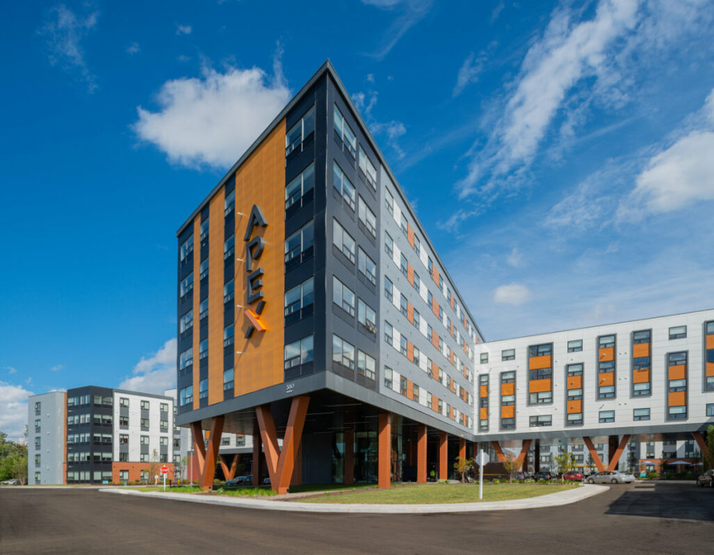 APEX student housing exterior photo